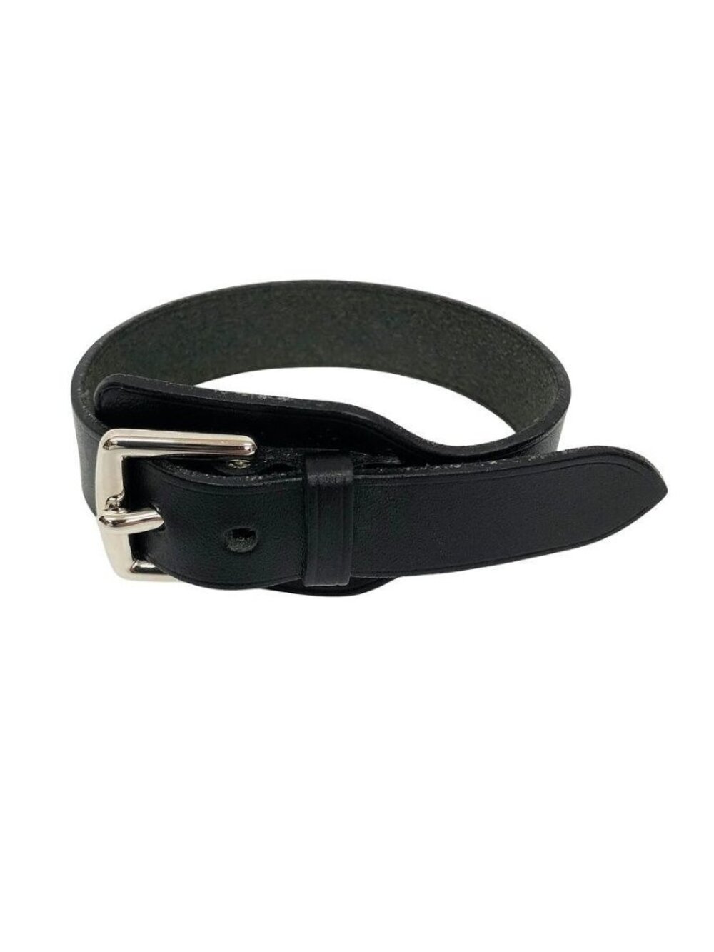 Hermes Leather Bracelet Etriviere S Black